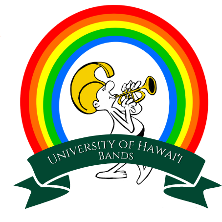 University of Hawaii Bands 1923-2023 Celebrating 100 Years Logo